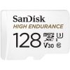 Karta microSD High Endurance microSDXC 128GB  monitoring